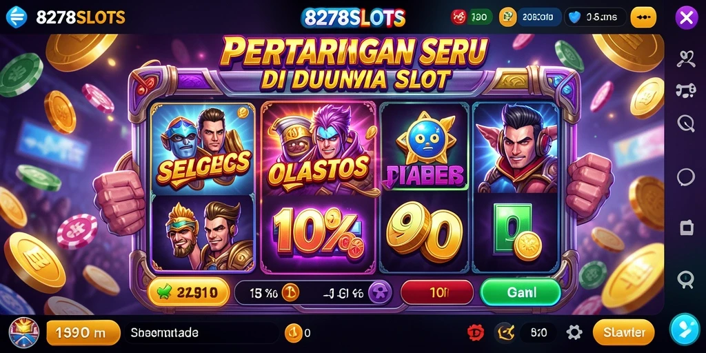 Gameplay seru pertarungan di 8278SLOTS yang memukau.