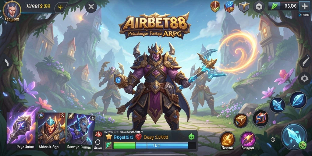 Tampilan gameplay ARPG yang seru dan mendebarkan di AIRBET88.