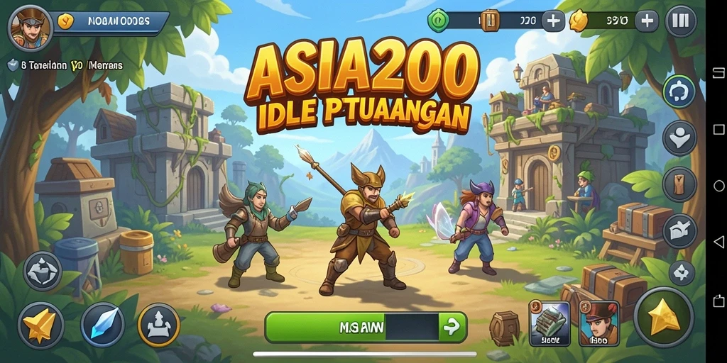 Tampilan gameplay ASIA200 yang menawan dan mengasyikkan.