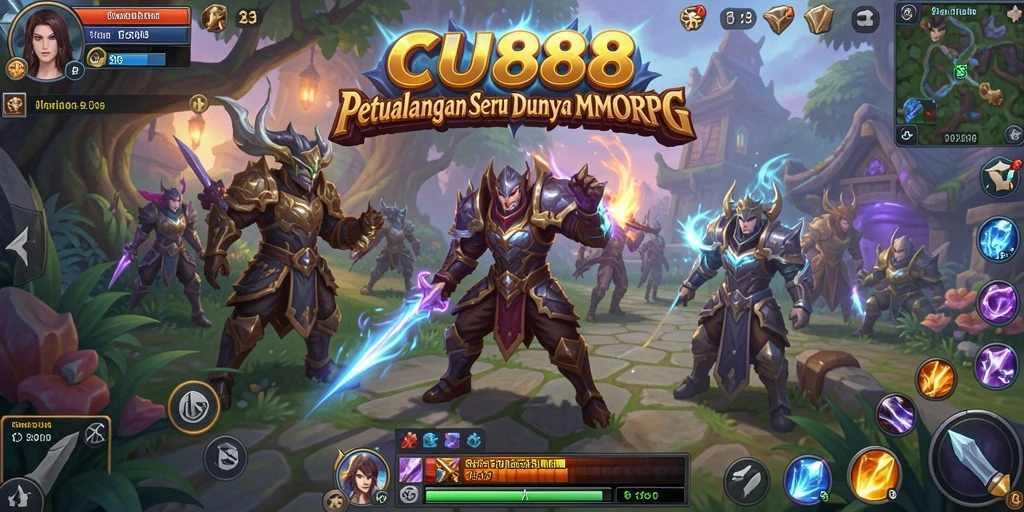 Screenshot gameplay CU888 yang menunjukkan aksi seru dalam petualangan MMORPG.