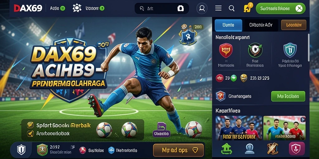 Tampilan menarik dalam permainan taruhan Sportsbook di DAX69.