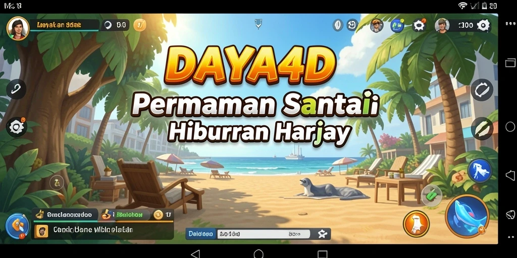 Tangkapan layar gameplay dari DAYA4D yang penuh warna dan menarik.