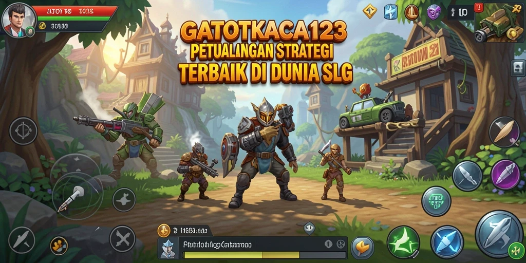 Tampilan gameplay <strong>GATOTKACA123</strong> yang menakjubkan di dunia SLG.
