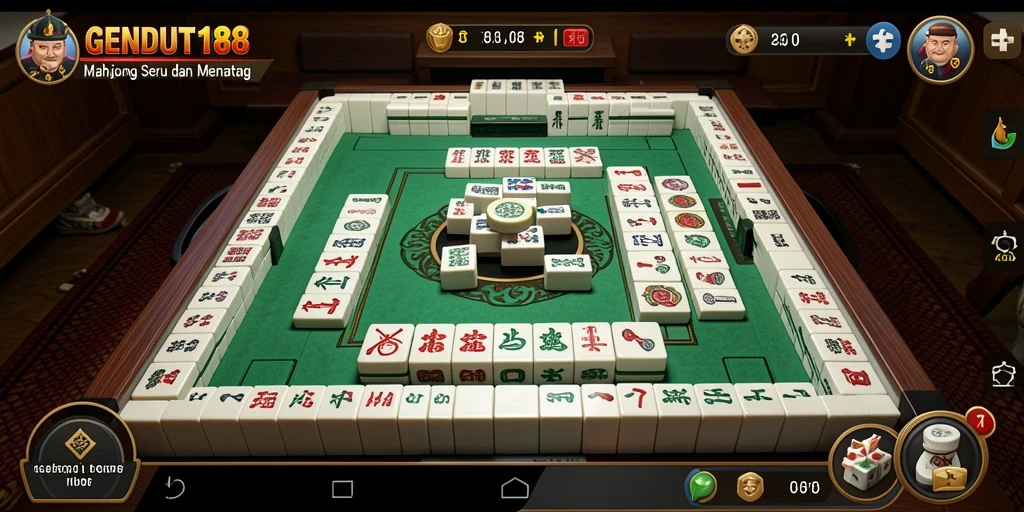 Tampilan menarik dari gameplay Mahjong GENDUT188 yang penuh strategi.