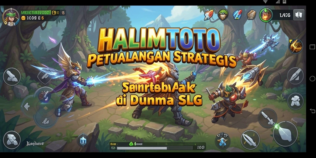 Tampilan gameplay HALIMTOTO yang penuh aksi dan strategi.