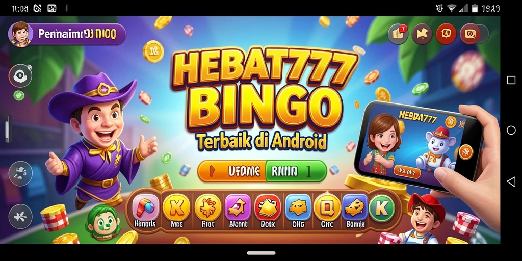 Tampilan gameplay menarik dari HEBAT777 dengan suasana Bingo yang mendebarkan.