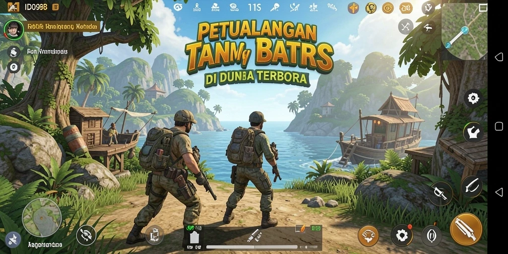 Screenshot dari gameplay Open World ID098 yang menakjubkan dan mendebarkan.