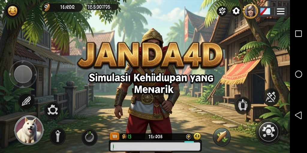 Screenshot JANDA4D menampilkan gameplay interaktif dan grafis yang menawan.