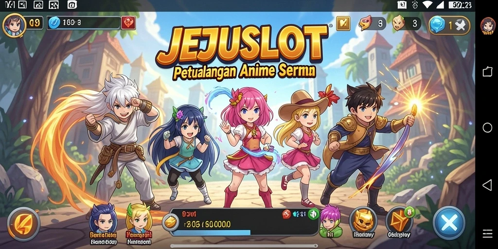 Gameplay menarik dengan karakter Anime yang beragam dan aksi seru.