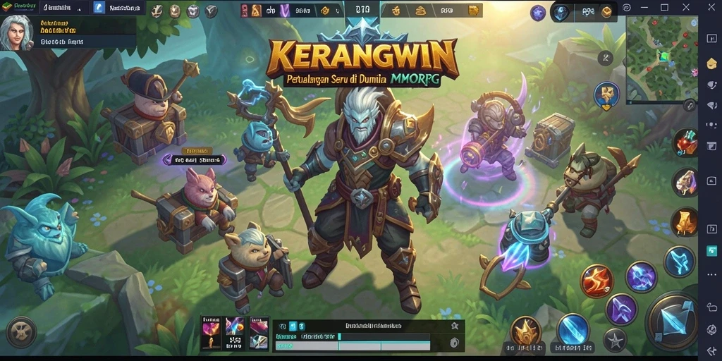 Tampilan menarik dari gameplay KERANGWIN yang memukau.