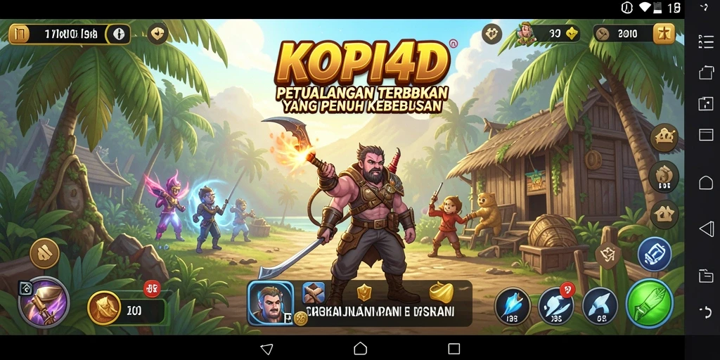 Gameplay seru dalam dunia terbuka yang luas di KOPI4D.