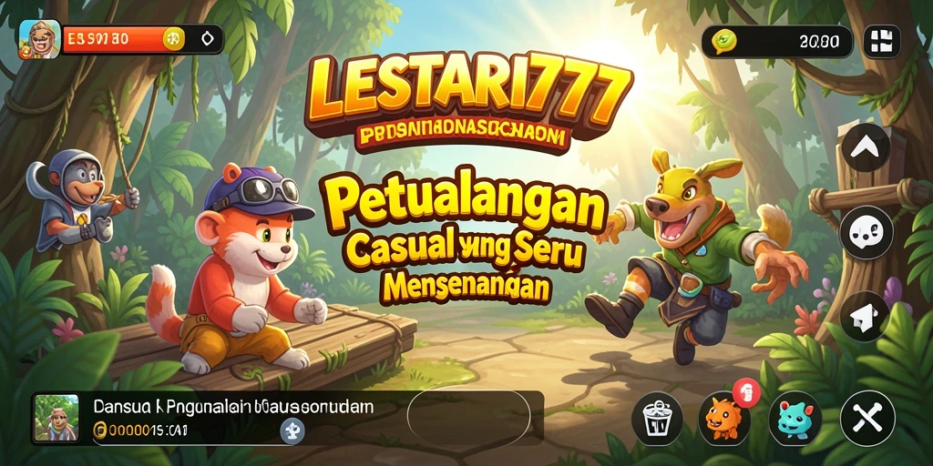 Screenshot gameplay LESTARI777 yang menunjukkan keseruan petualangan Casual.