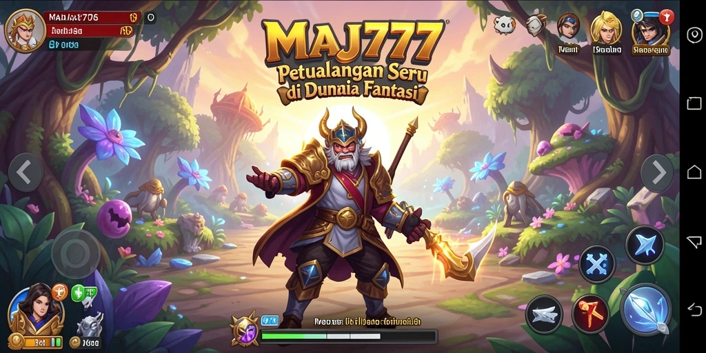 Tampilan gameplay petualangan di MAJ777 yang menakjubkan.