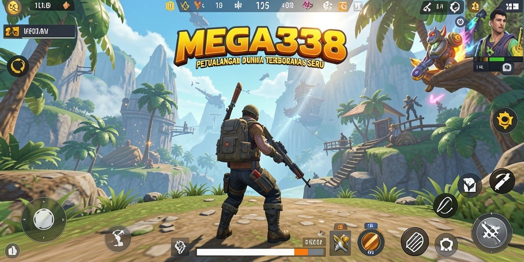 Tampilan gameplay MEGA338 yang menakjubkan dalam dunia terbuka.
