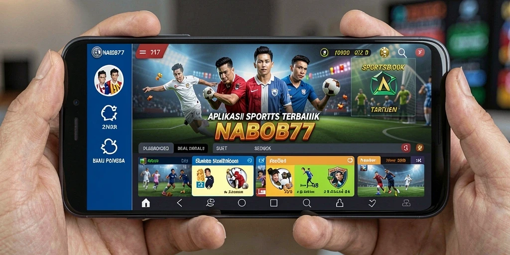 Screenshot utama NABOB77 menampilkan antarmuka taruhan olahraga yang menarik.