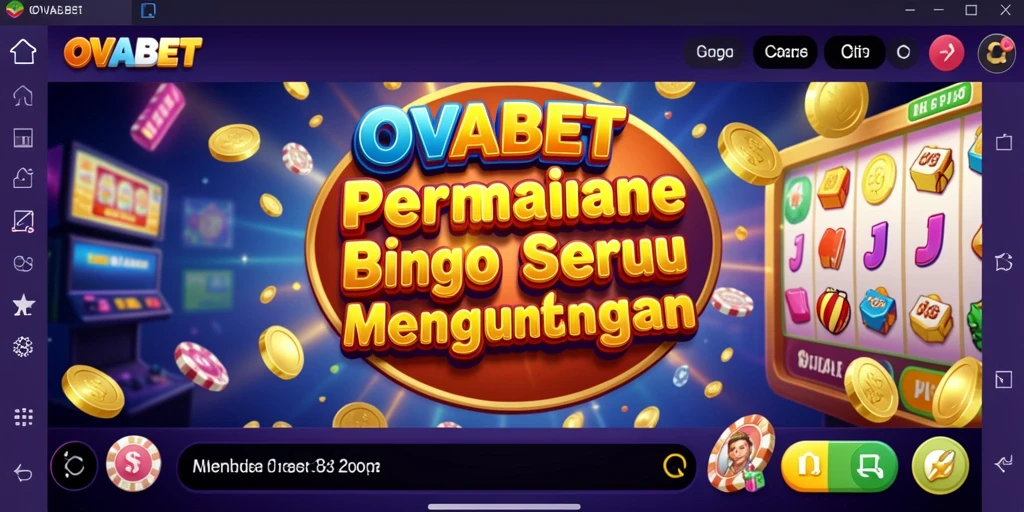 Tangkapan layar OVABET menampilkan gameplay Bingo yang menegangkan dan menyenangkan.