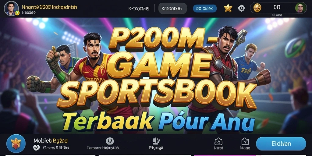 Screenshot P200M menampilkan fitur taruhan langsung yang menarik.