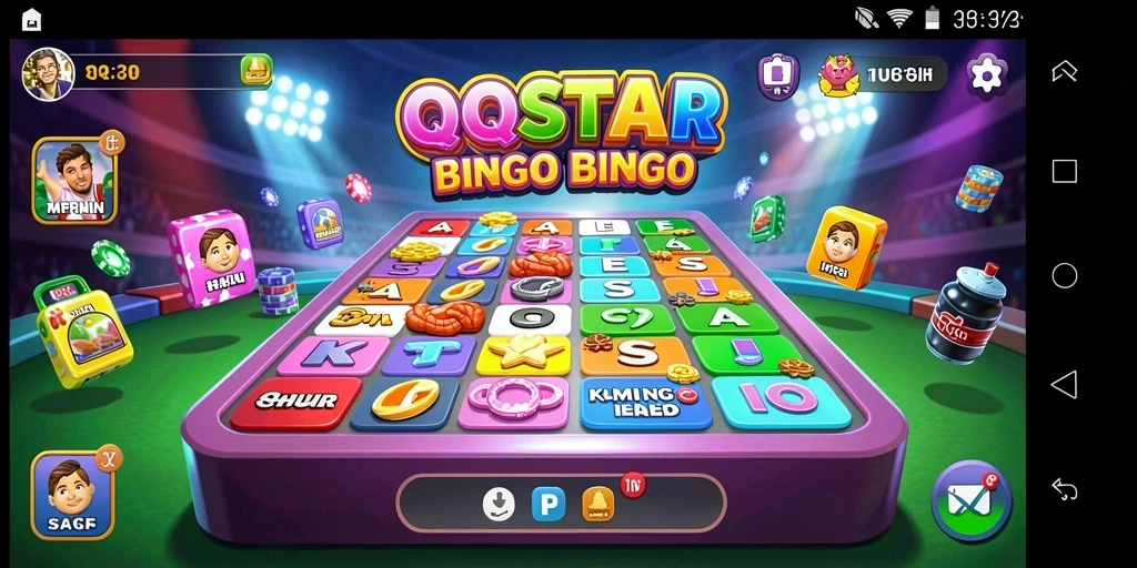 Tampilan gameplay Bingo yang menarik di QQSTAR.