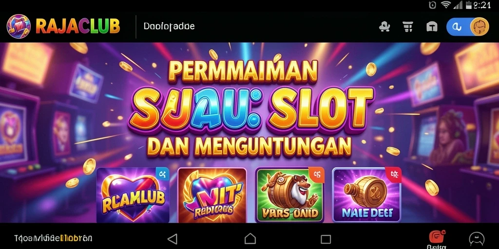 Tampilan gameplay menarik dari RAJACLUB yang memukau.