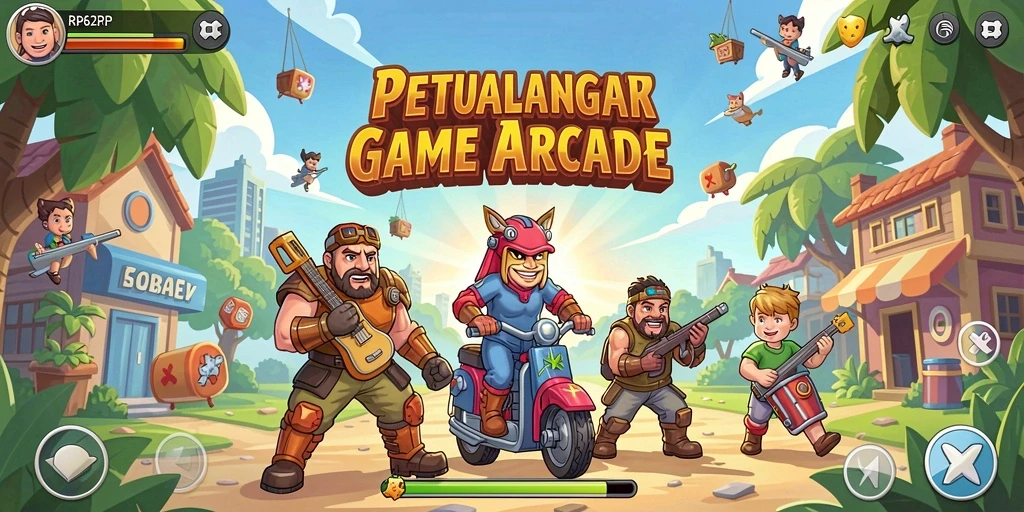 Tampilan gameplay seru dan menantang dari RP62RP.