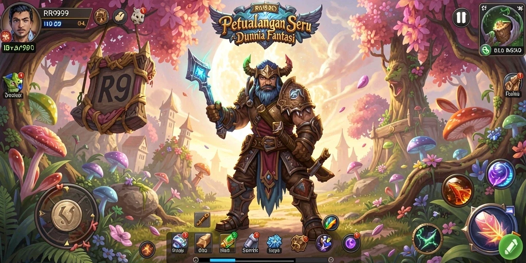 Gameplay seru dan petualangan mendebarkan dalam RR999.